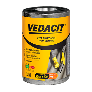 VEDACIT FITA MULTI-USO ALUMINIO 0,20 X 10 M