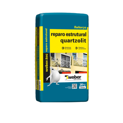 Reparo Estrutural Cinza Quartzolit 20 Kg
